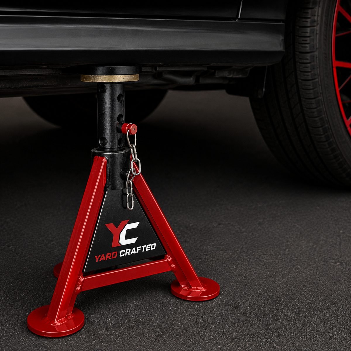 ESCO 3 Ton Performance Axle and Flat Top Jack Stand Kit
