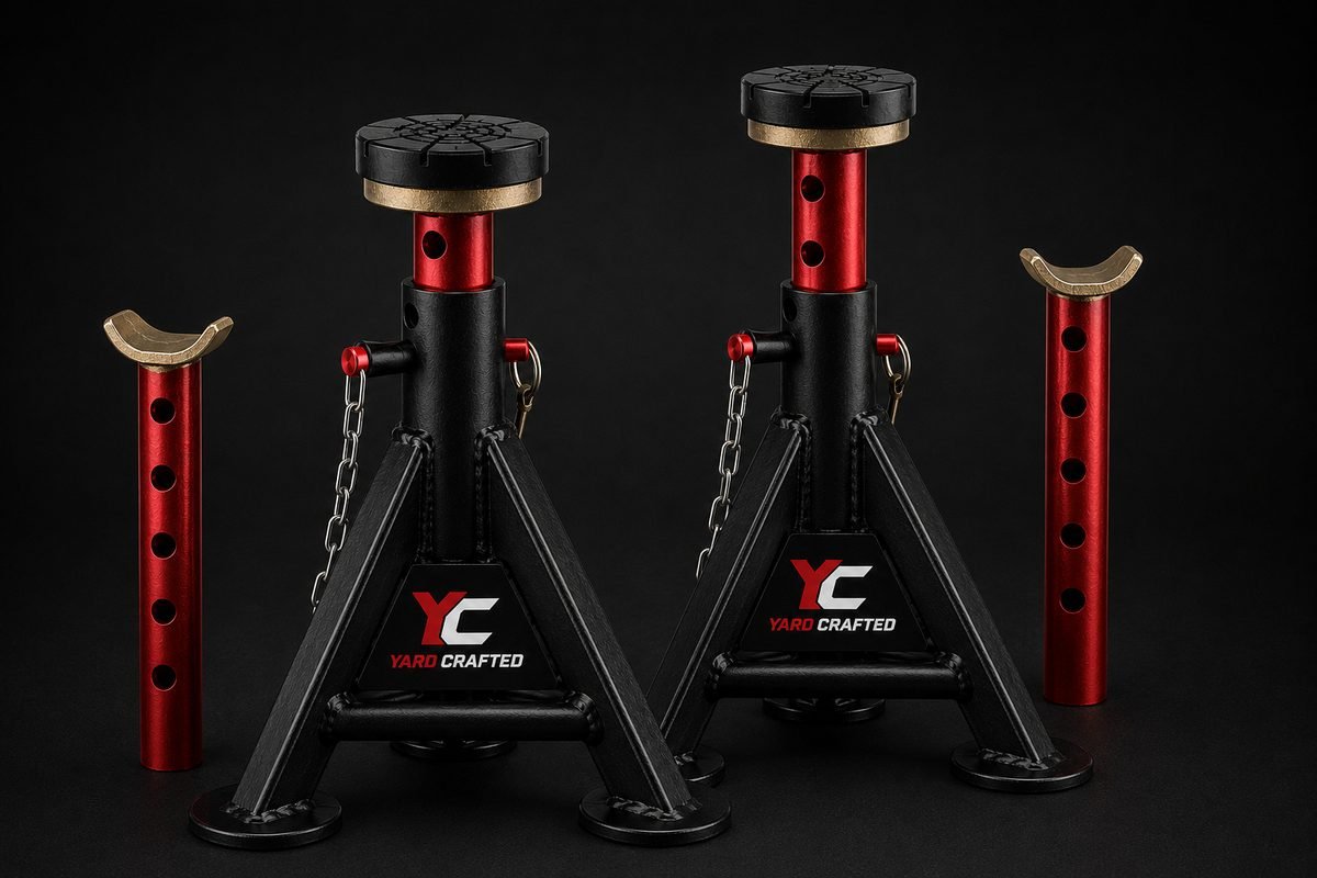 ESCO 3 Ton Performance Axle and Flat Top Jack Stand Kit